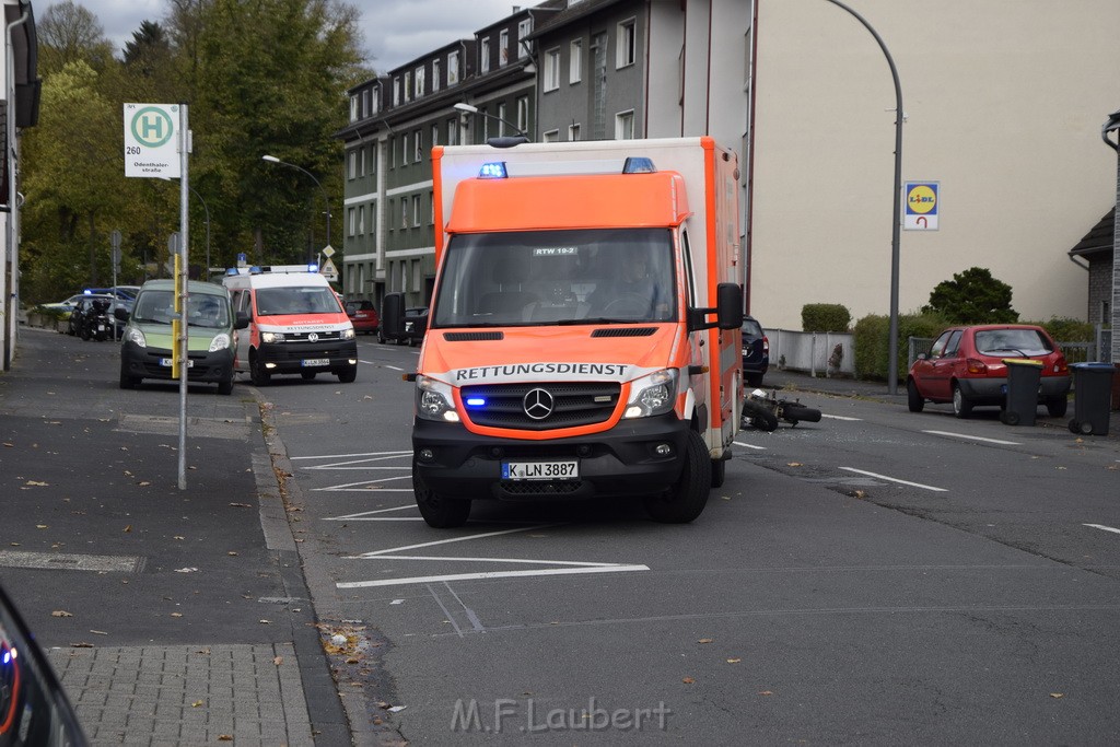 VU Krad PKW Koeln Duennwald Berlinerstr P024.JPG - Miklos Laubert